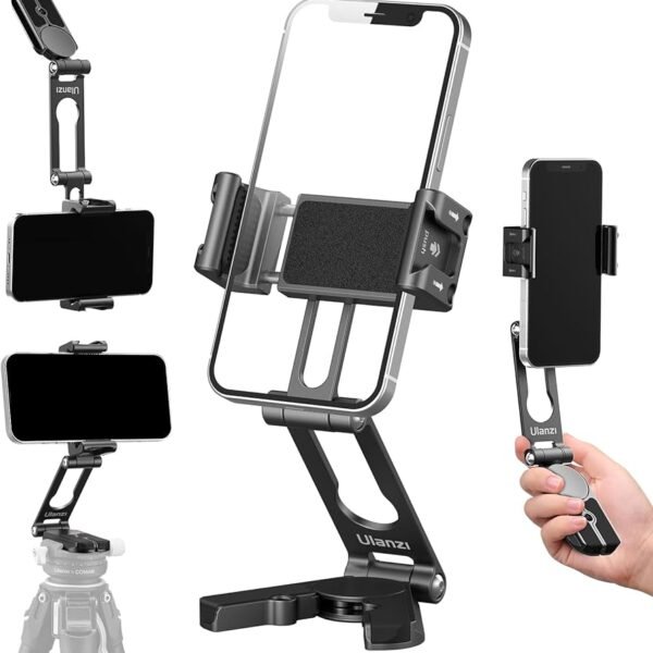 حامل ثلاثي متعدد الاستخدامات للجوال بثبات وتصميم عملي.