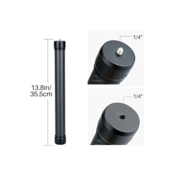 ذراع تمديد من ألياف الكربون للجيمبال يمنحك مدى أطول وزوايا تصوير إبداعية.