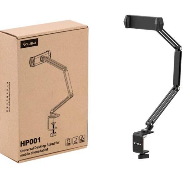 حامل مكتبي عملي للجوال والتابلت بزاوية مشاهدة مريحة.