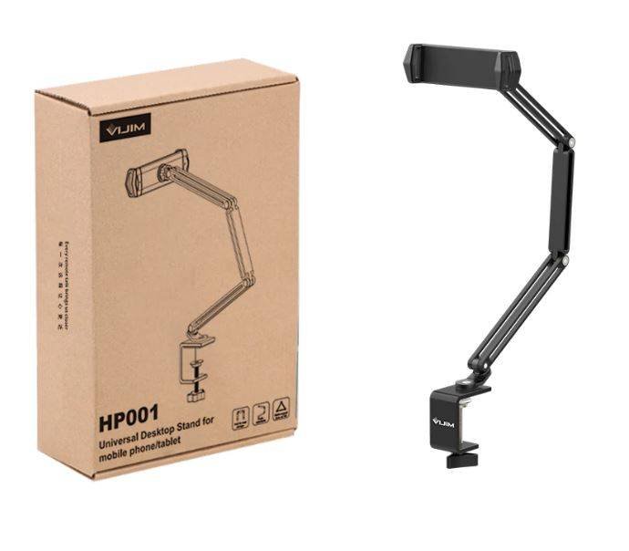 ULANZI HP001 Universal Desktop Stand for Mobile Phone / Tablet (2886) حامل مكتبي عملي للجوال والتابلت بزاوية مشاهدة مريحة.