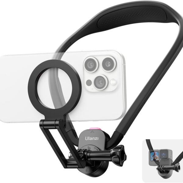 حامل رقبة مغناطيسي لتصوير مريح بدون استخدام اليدين.