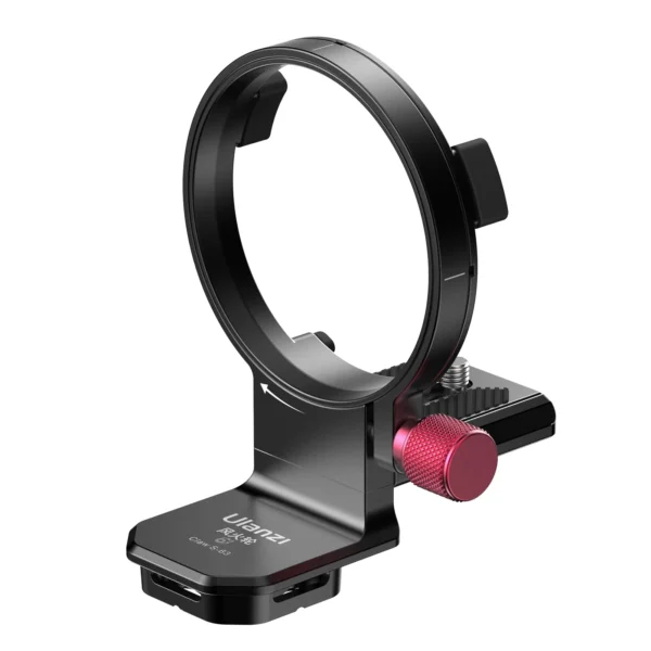 لوحة مونتاج دوارة ULANZI S-63 بنظام Claw للإطلاق السريع باللون الأسود مع مقبض دوار